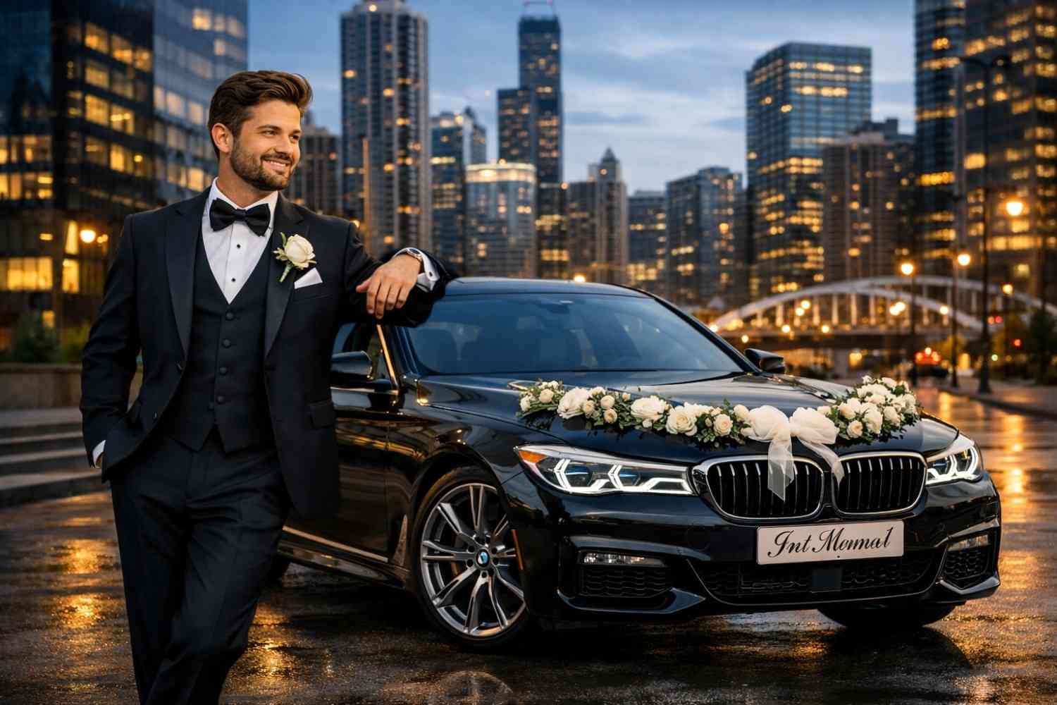 modern urban groom car.
